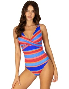 Trinidad D-E Cup Wrap One Piece in Multi