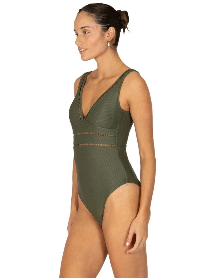 Rococco Longline One Piece Swimsuit in Amazon image 3