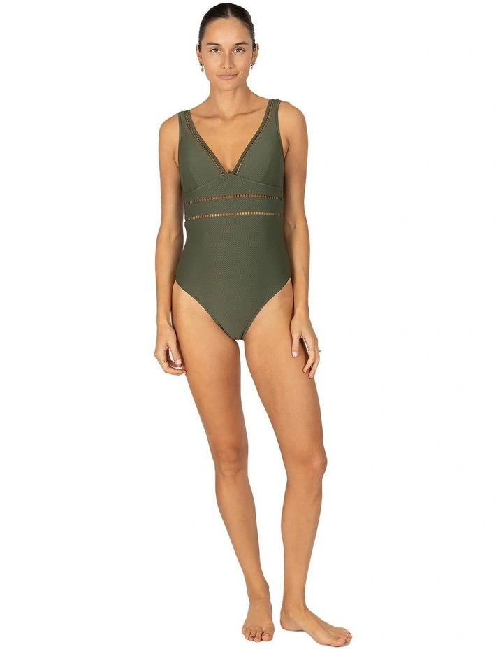 Rococco Longline One Piece Swimsuit in Amazon image 4