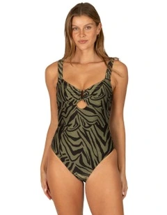 Sunkissed Retro One Piece in Olive