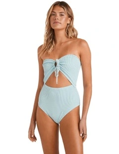 Summer High Drew One Piece Swimsuit in Blue