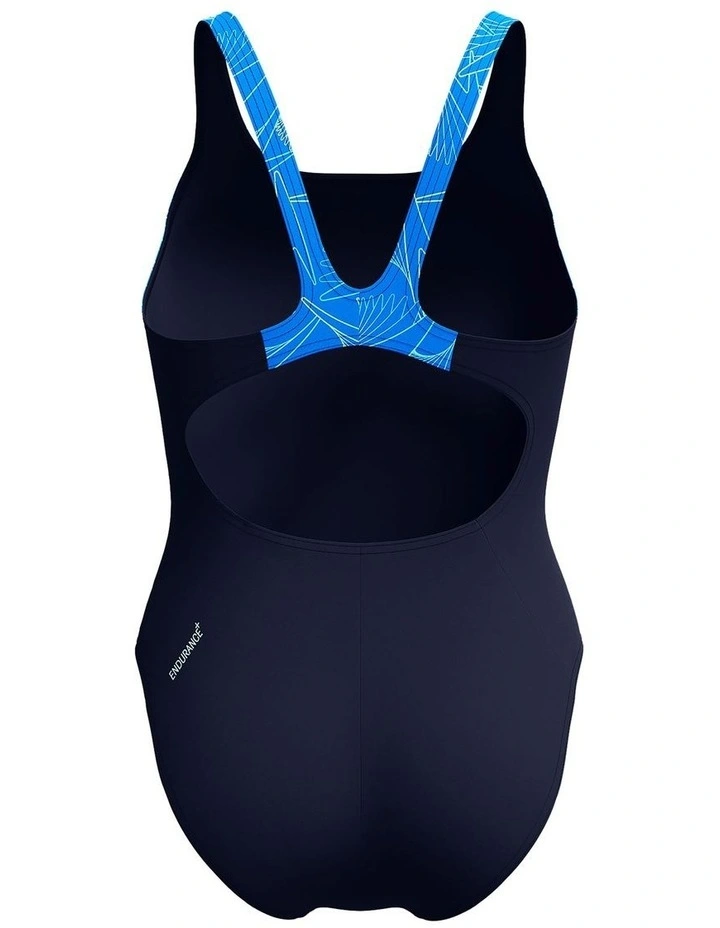 Hyper Boom Splice Muscleback One Piece in Blue image 5