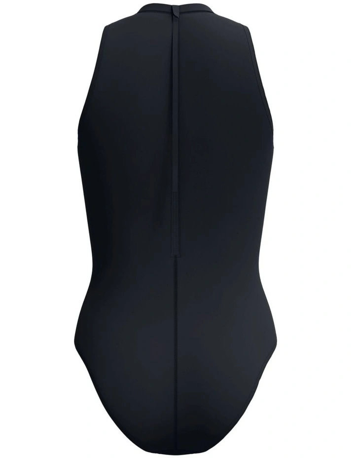 Printed Hydrasuit One Piece in Black/Blue image 5