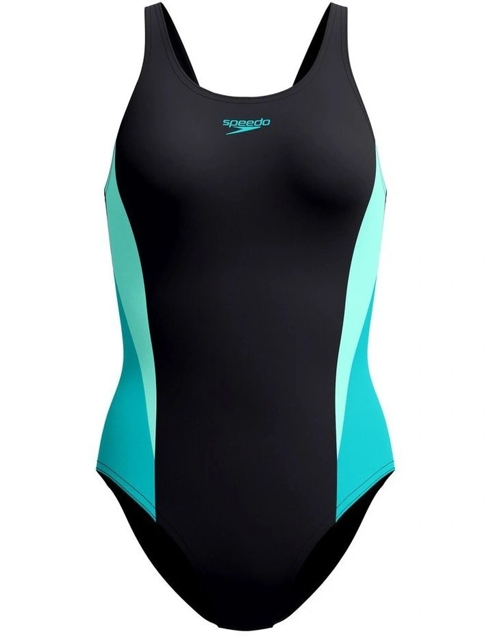 Colourblock 2.0 One Piece in Black/Blue image 4