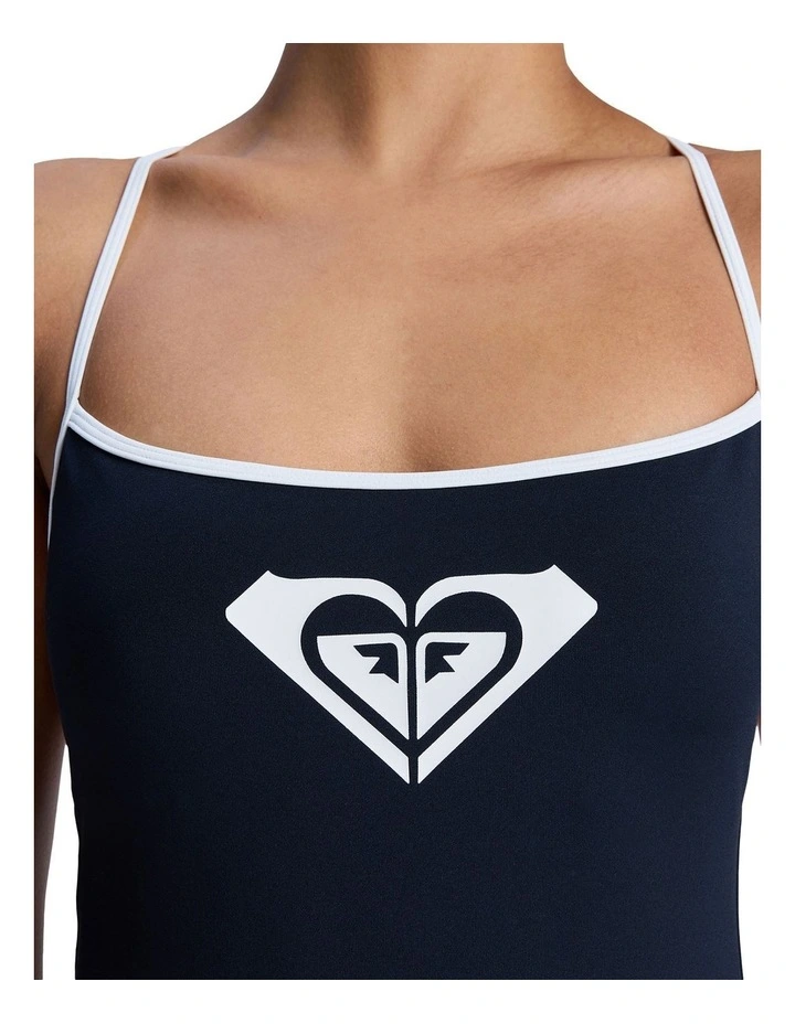 The Retro Essentials One Piece Swimsuit in Black image 4