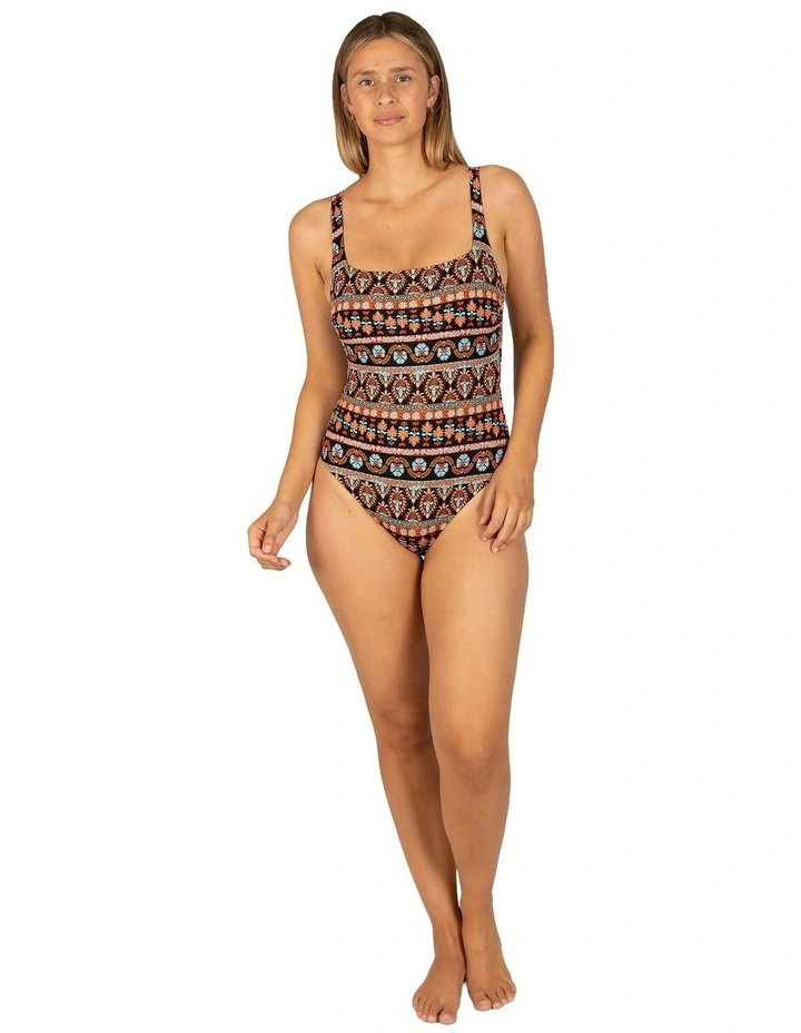 Morocco Square Multi Fit One Piece in Black image 4