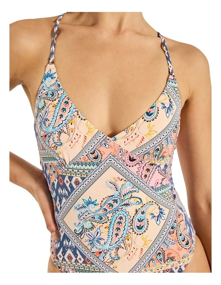 Solara Hot Elle One Piece in Bandana Print image 4