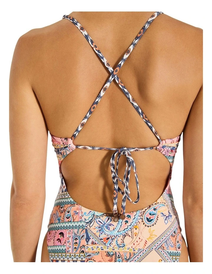 Solara Hot Elle One Piece in Bandana Print image 5