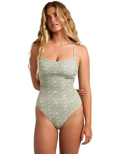 Secret Tides Samba One Piece Swimsuit in Seagrass