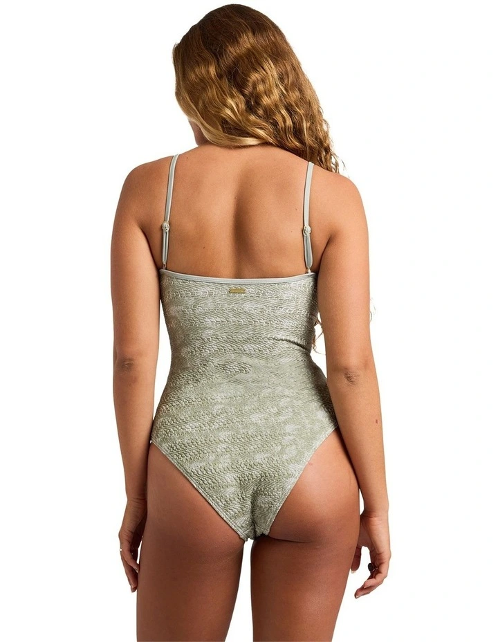 Secret Tides Samba One Piece Swimsuit in Seagrass image 2