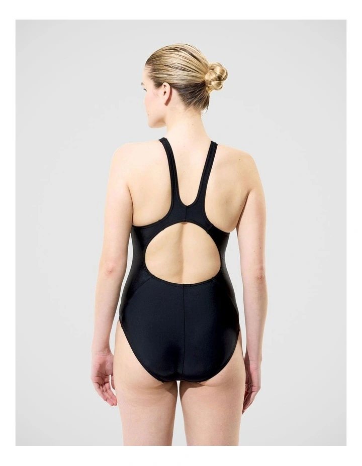 Womens Colourblock Splice 2.0 One Piece in Black/Pink image 2