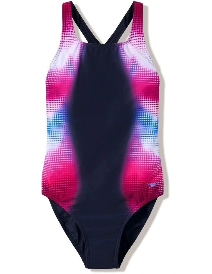 Womens Engineered Print Medalist One Piece image 4