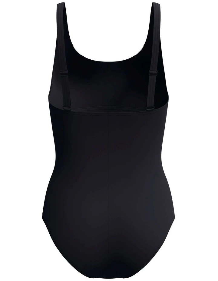 Womens Quantum Contour One Piece in Black/White image 5