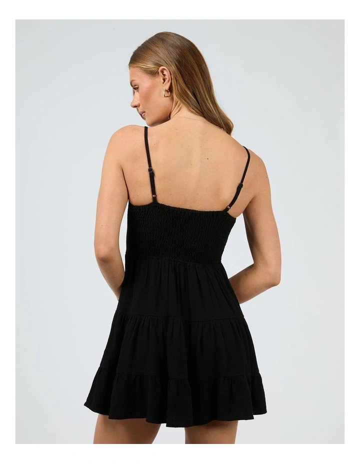 Sole Mini Dress in Black image 3