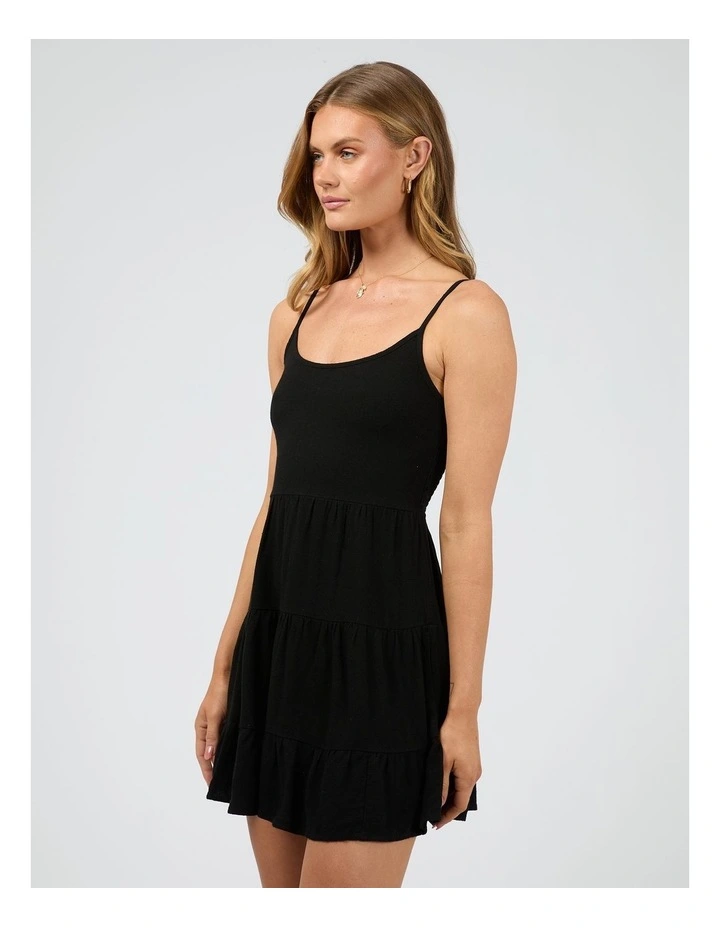 Sole Mini Dress in Black image 4