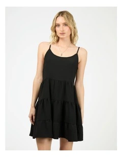Cabana Mini Dress in Black