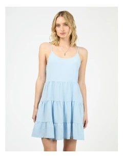 Cabana Mini Dress in Blue
