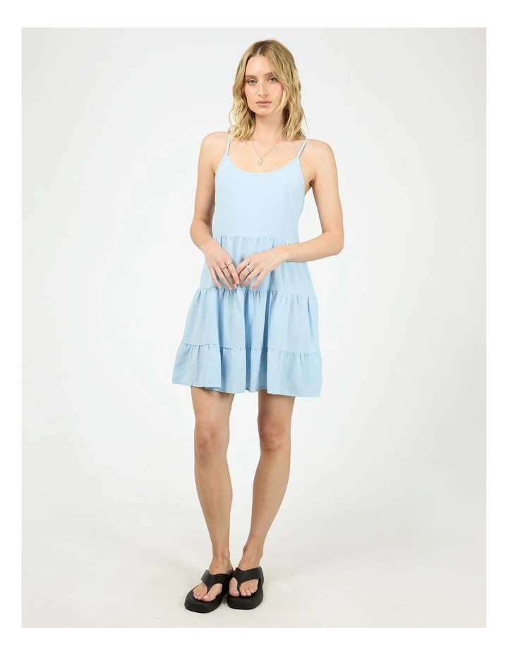 Cabana Mini Dress in Blue image 5