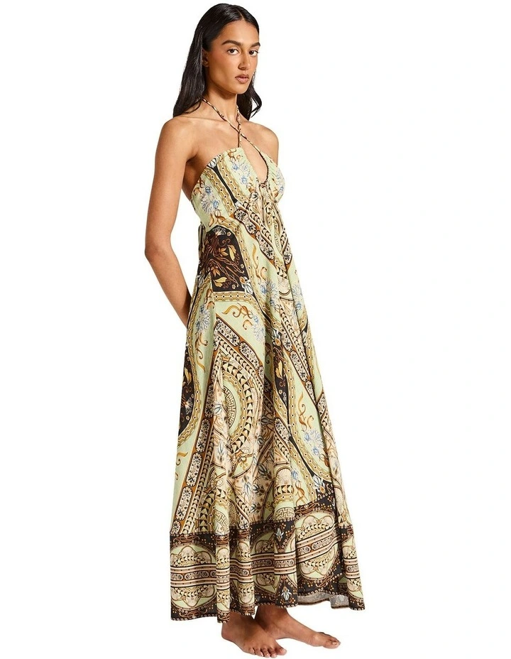 Marin Trinity Maxi Dress in Green image 3