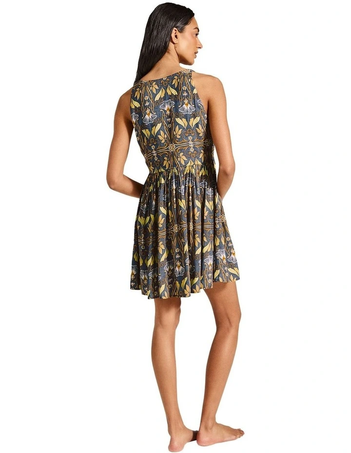 Marin Pepper Mini Dress in Yellow image 2