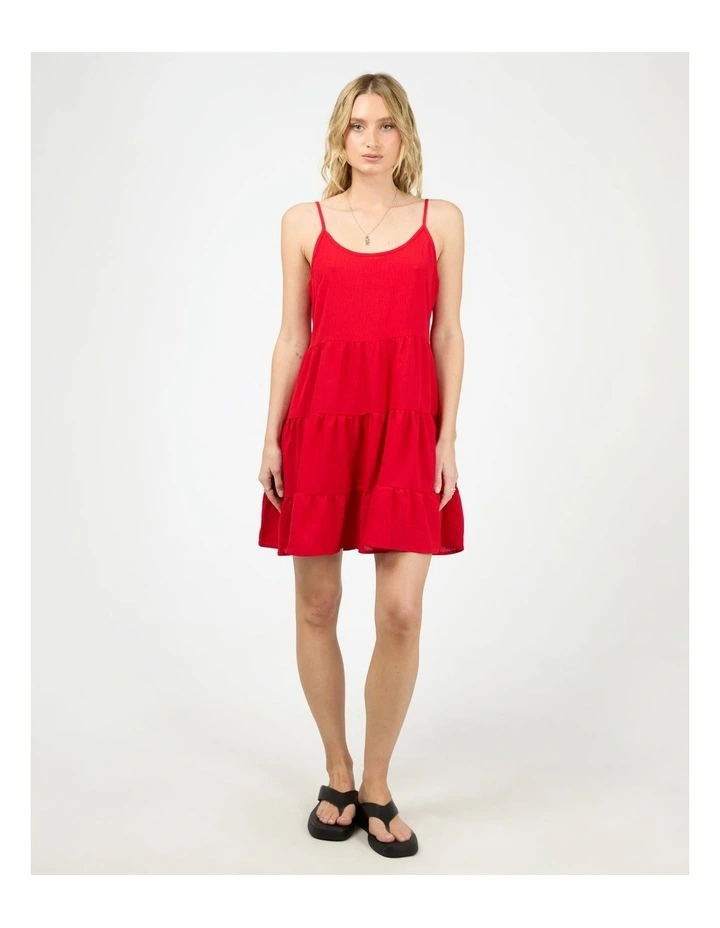 Cabana Mini Dress in Red image 5