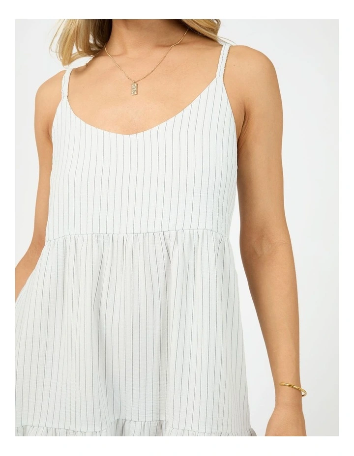 Sabbia Mini Dress in White image 4