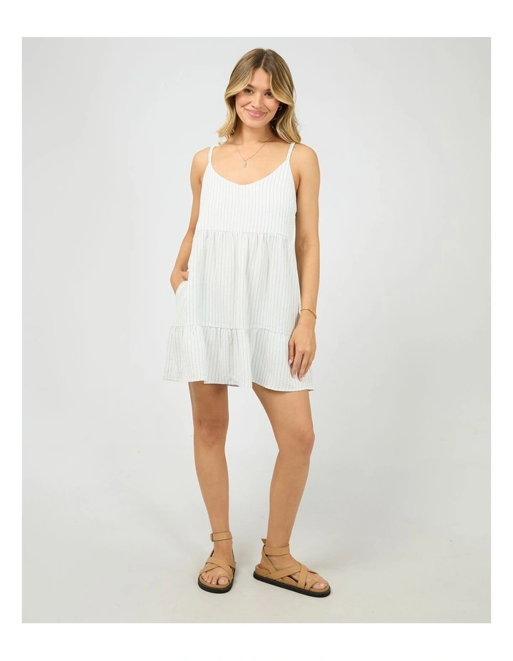 Sabbia Mini Dress in White image 5