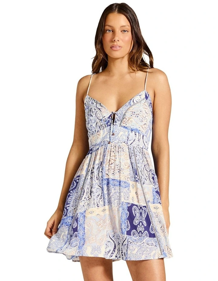 Anja Teja Mini Dress in Blue image 1