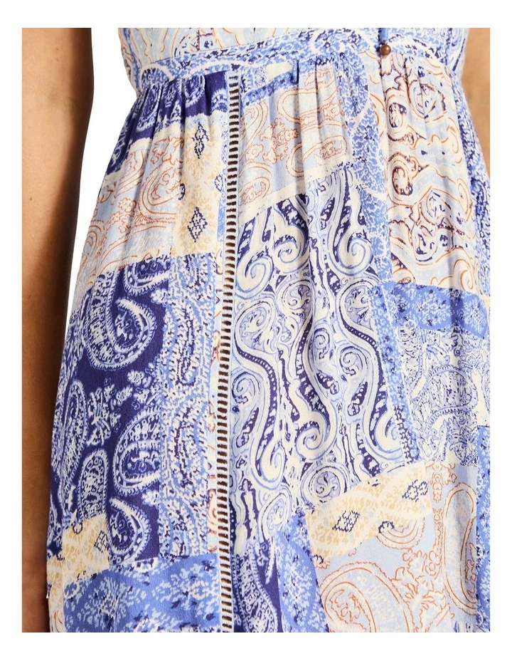 Anja Teja Mini Dress in Blue image 5