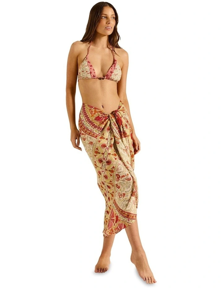 Rosselini Sarong in Red image 2