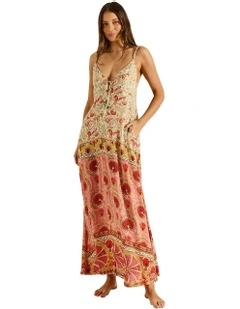Rosselini Ingrid Maxi Dress in Red