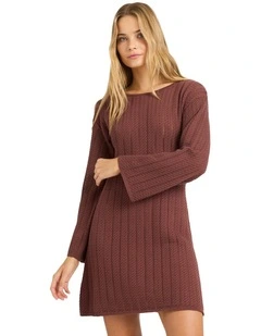 Mindy Mini Dress in Esspresso