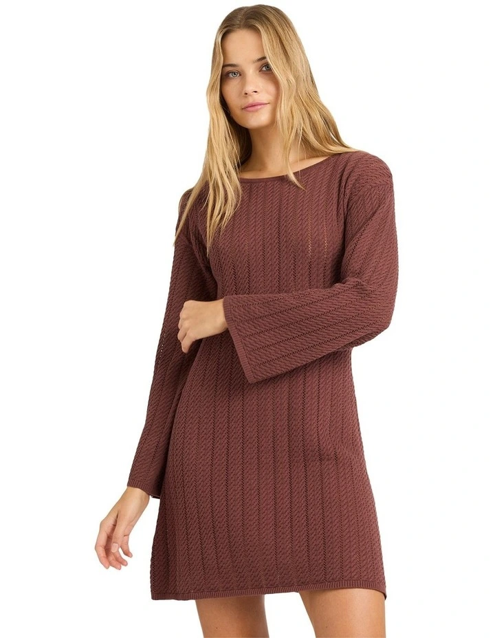 Mindy Mini Dress in Esspresso image 1