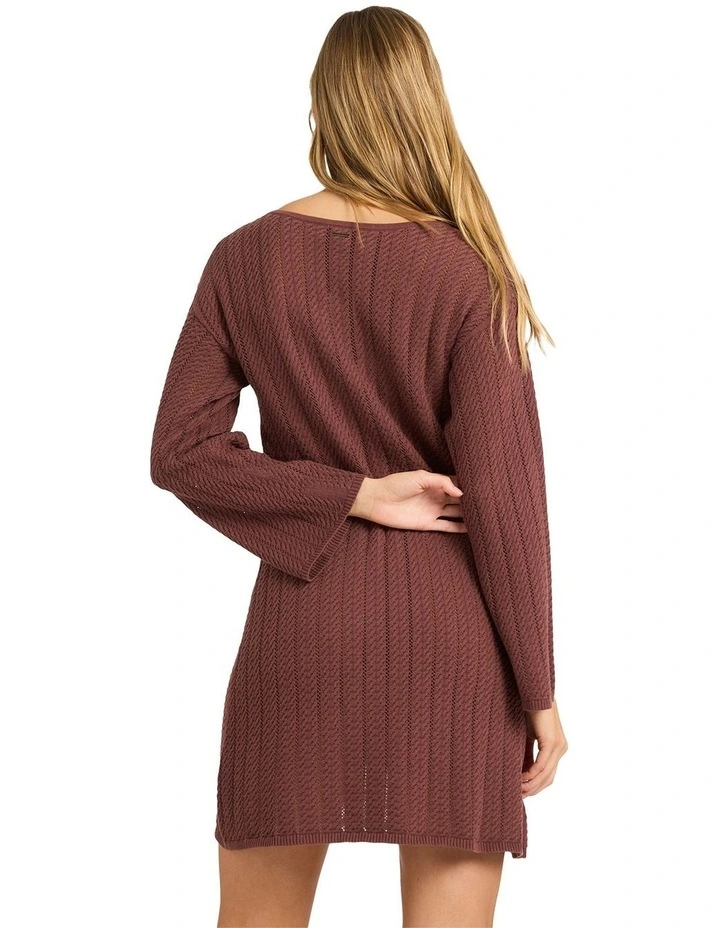 Mindy Mini Dress in Esspresso image 2