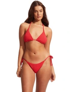 Slide Tri Top in Red