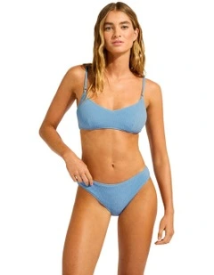 Sea Dive Brallette Bikini Top in Blue