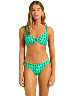 Sorrento Ring Front Tank in Green