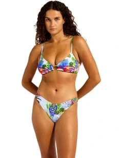 La Boca Ring Front Bralette in Multi