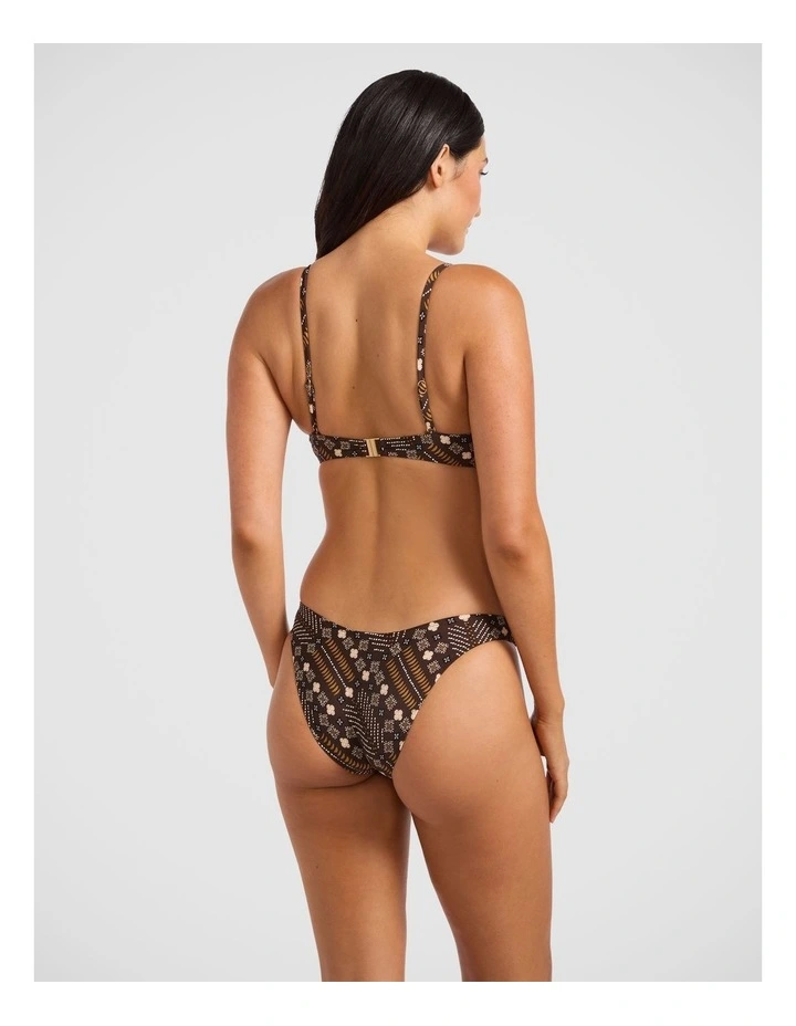 Drift Club Mosaic Bralette Earthy Brown image 3