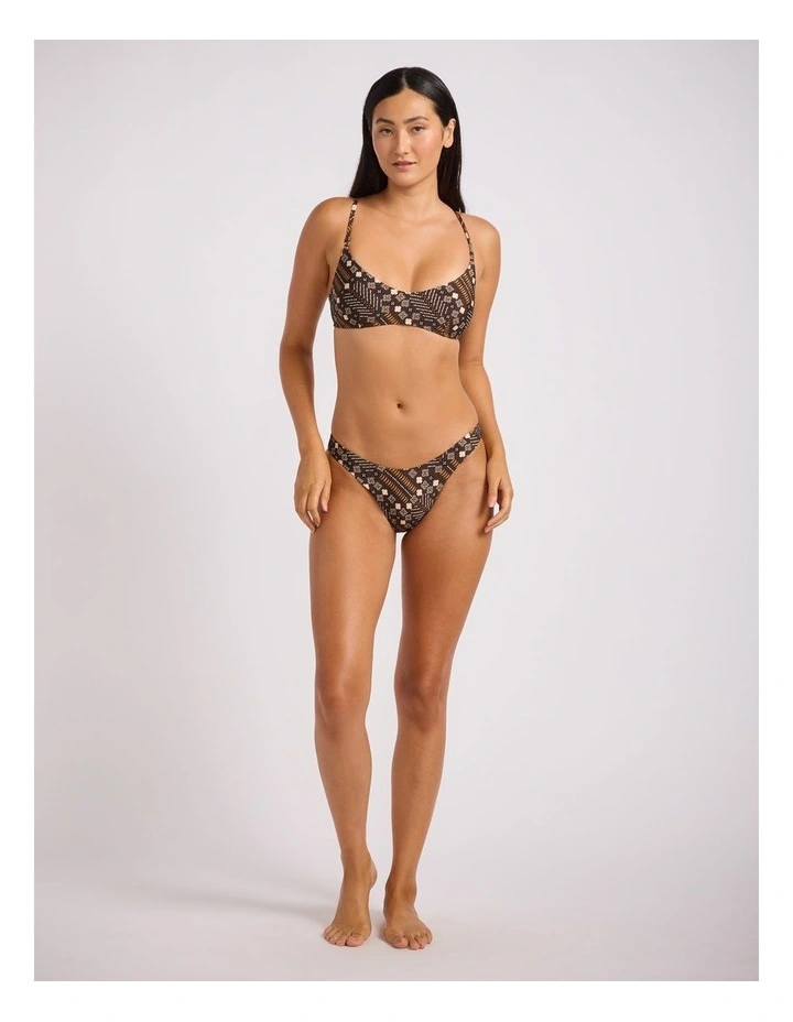 Drift Club Mosaic Bralette Earthy Brown image 5