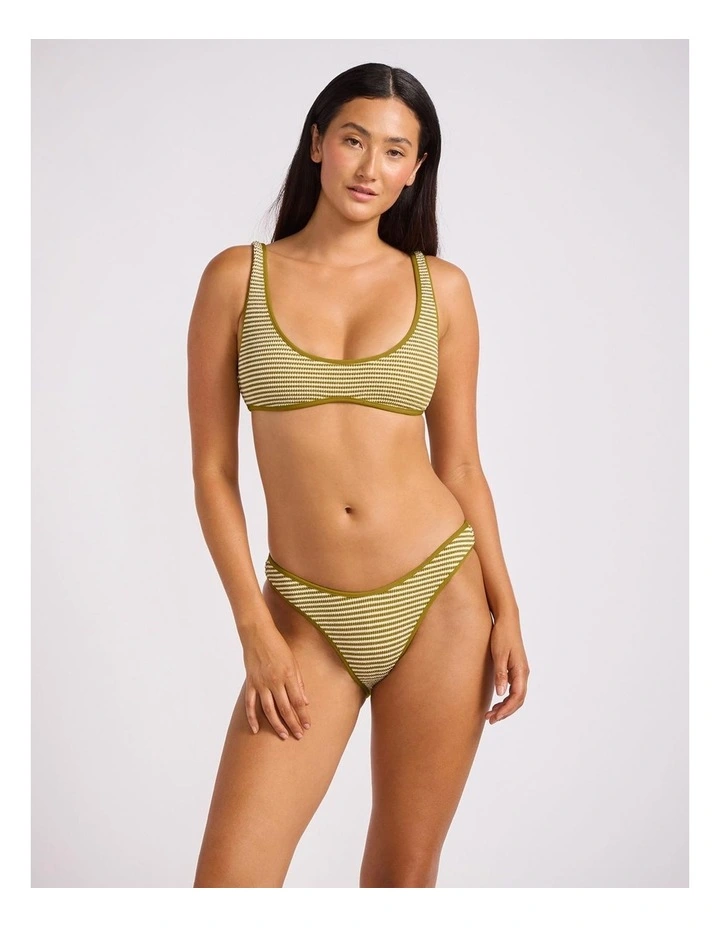 Horizons Scoop Neck Bikini Top in Guacamole image 1