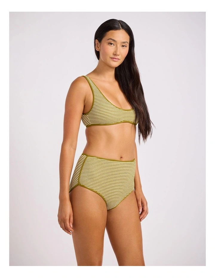 Horizons Scoop Neck Bikini Top in Guacamole image 2