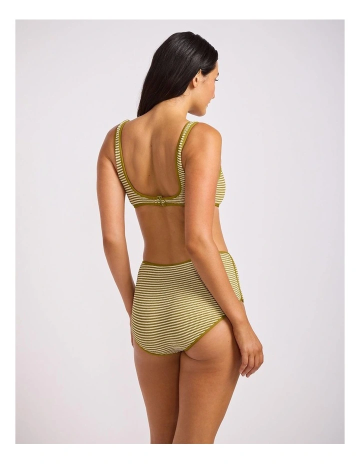 Horizons Scoop Neck Bikini Top in Guacamole image 3