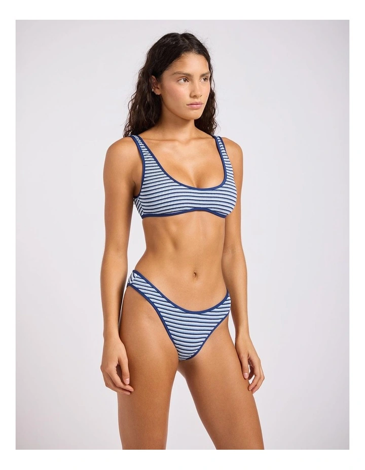 Horizons Scoop Neck Bikini Top in Marine image 2