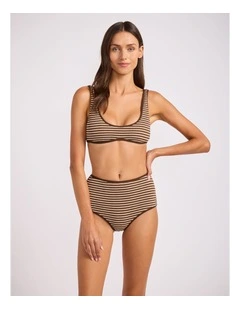 Horizons Scoop Neck Bikini Top Mocha