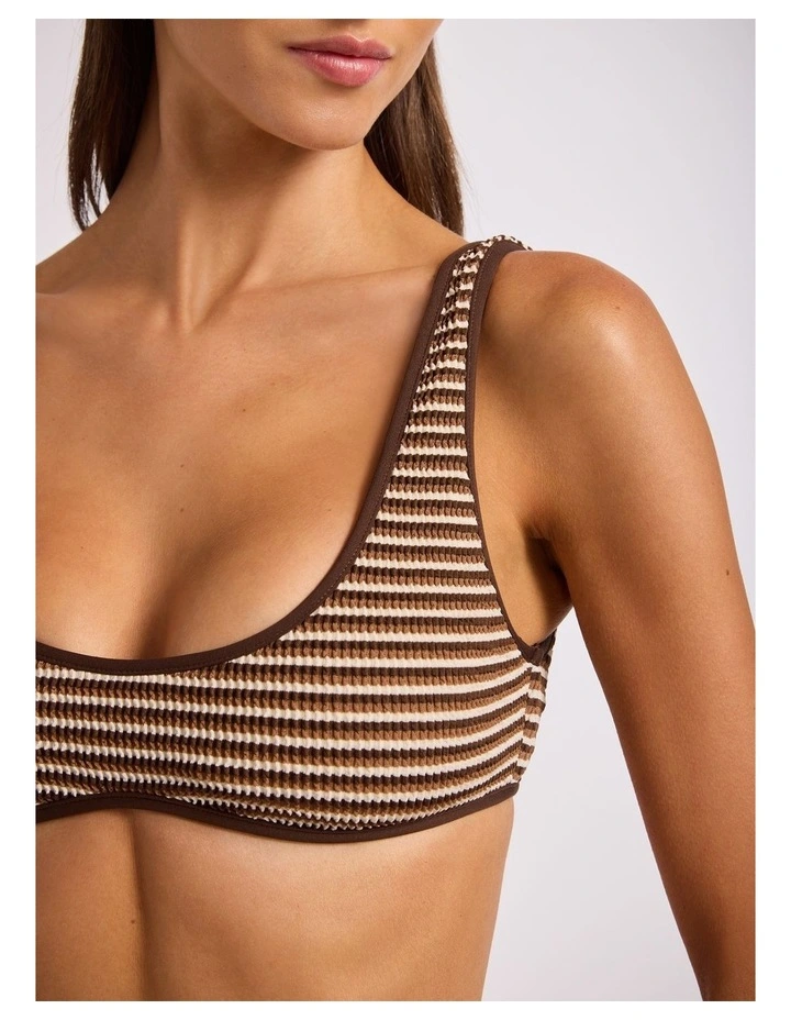 Horizons Scoop Neck Bikini Top Mocha image 4
