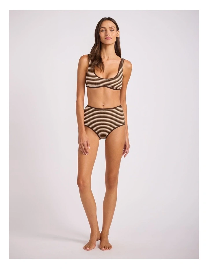 Horizons Scoop Neck Bikini Top Mocha image 5