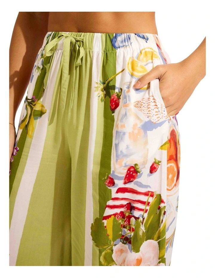 Riviera Coast Pant in Sage image 4
