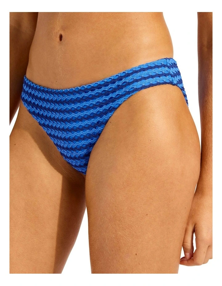 Mesh Effect Hipster Pant in Blue image 4