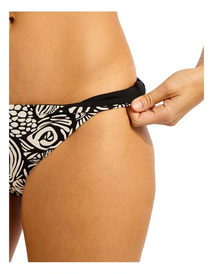 C Shells Reversible Hipster Pant in Black image 5